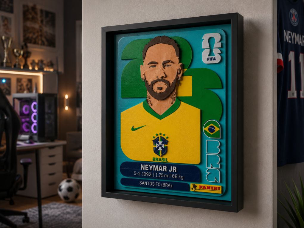 Cuadro de Neymar Jr - Brasil