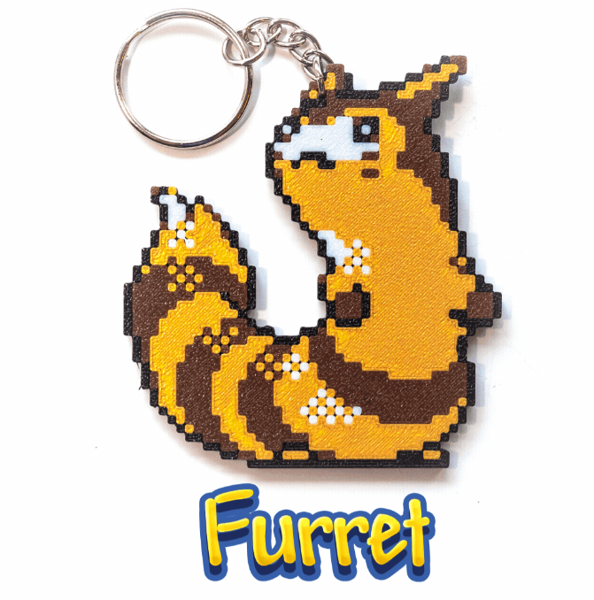 Llavero Furret Pokemon