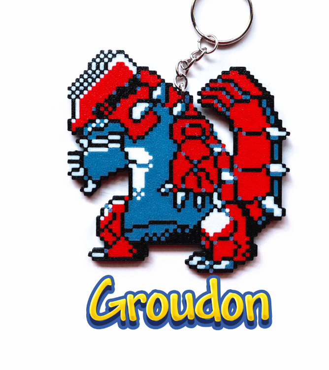 Llavero - Groudon Pokemon