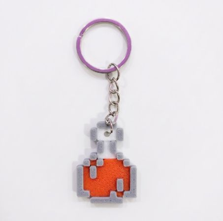 Llavero Poción Roja Minecraft