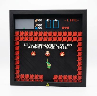 Cuadro - Zelda Pixel Art