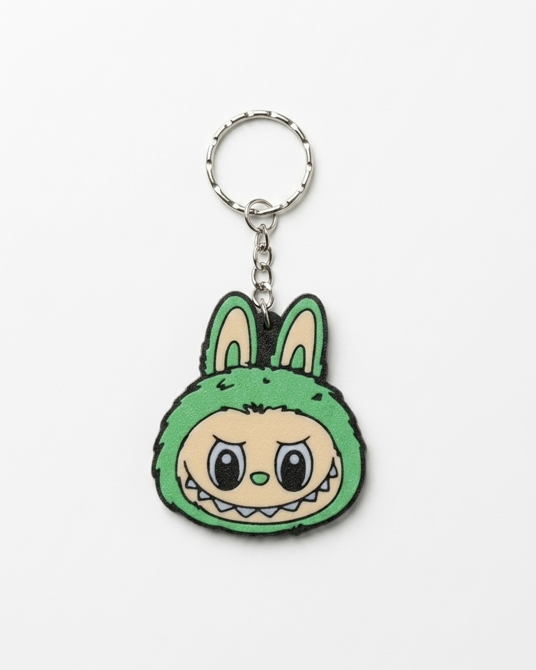 Llavero Labubu Verde