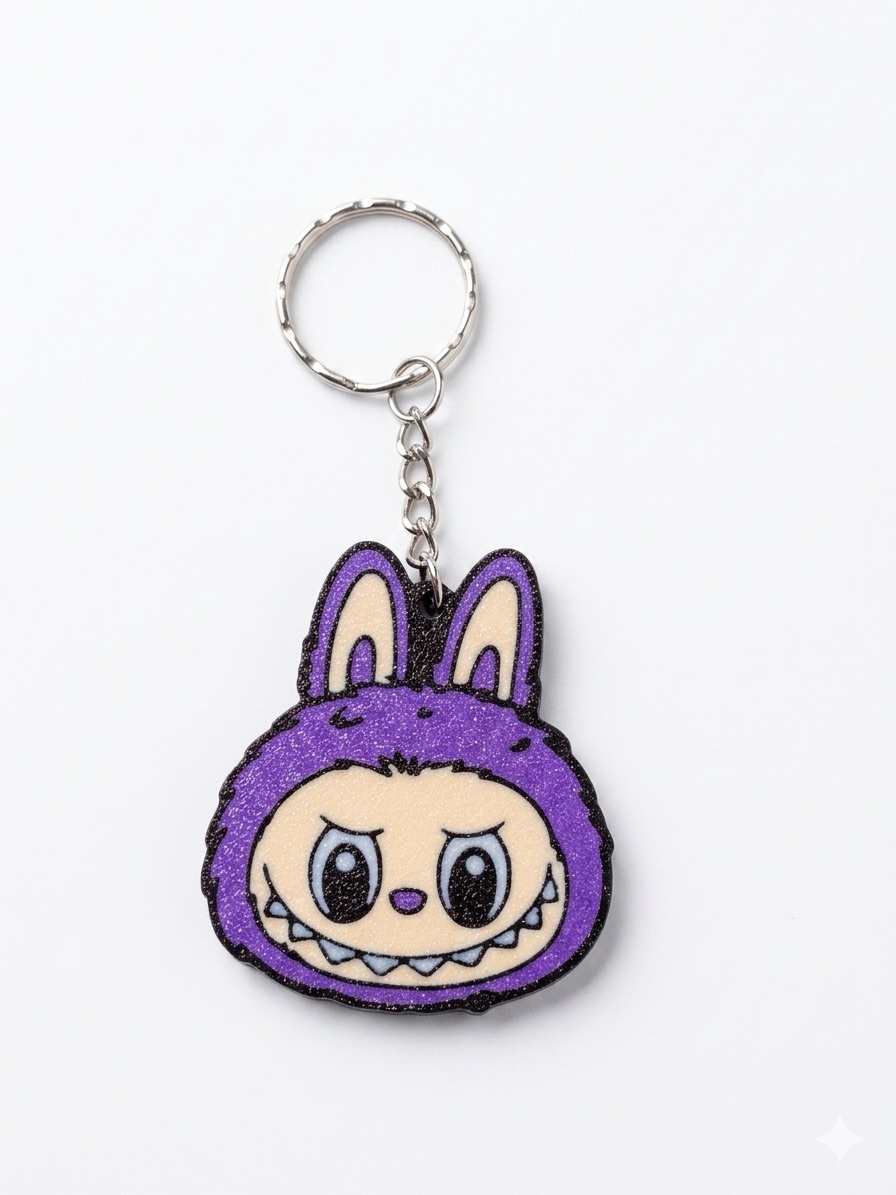 Llavero Labubu Morado