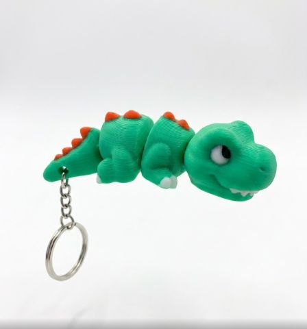 Llavero Dinosaurio Verde