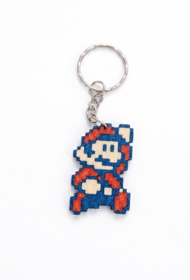 Llavero Mario Bros Pixel
