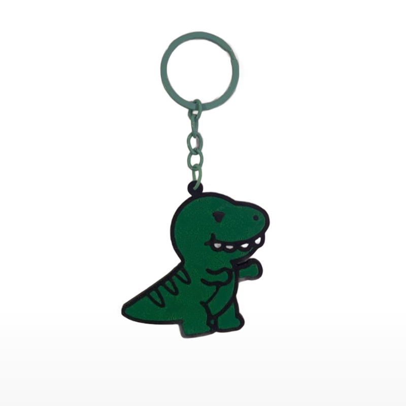 Llavero Dinosaurio Verde