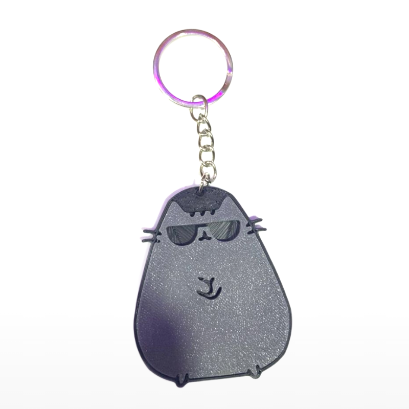 Llavero Pusheen Lentes