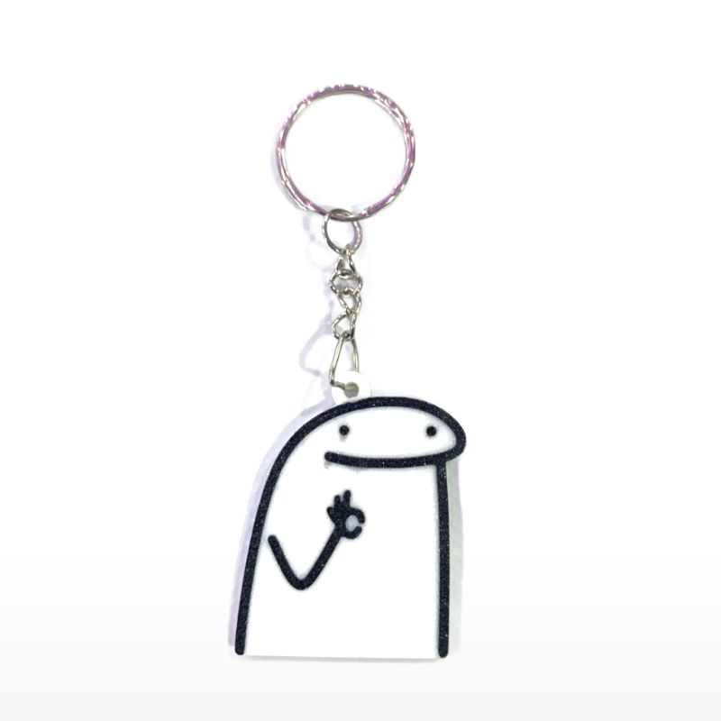 Llavero Fantasma Blanco