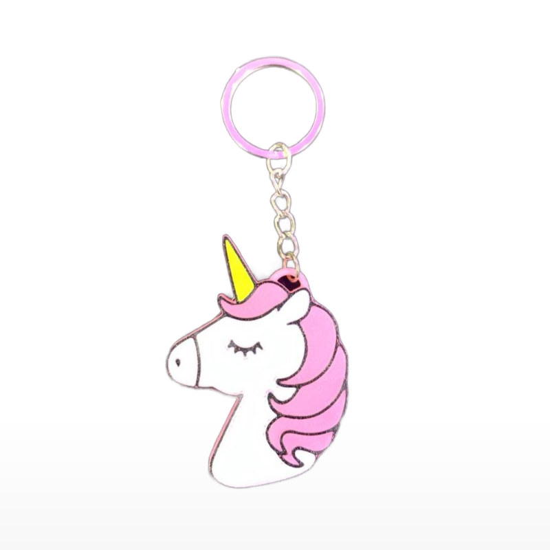 Llavero Unicornio Rosa