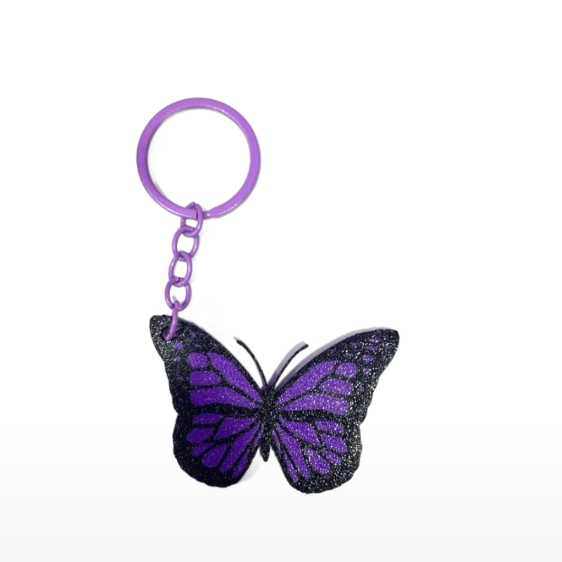 Llavero Mariposa Morada